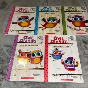 Owl Diaries Series,  Paperback Books 1-5